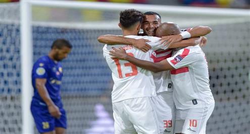 حفلة زملكاوية وفرحة الجماهير في لقطات لم تذع لمباراة الزمالك والاتحاد المنستيري