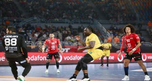 صور من مباراة مصر وغينيا في بطولة أفريقيا لليد