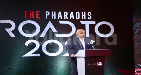 صور من مؤتمر تقديم حسام وإبراهيم حسن