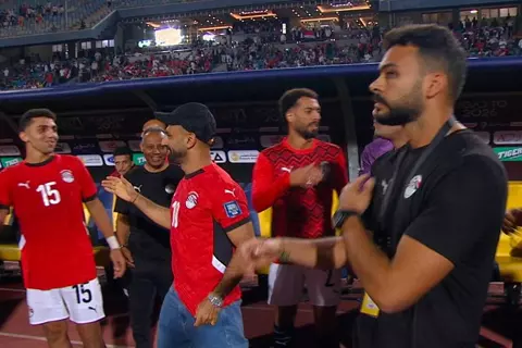 احتفالية منتخب مصر بعد التأهل لكأس العالم 2026