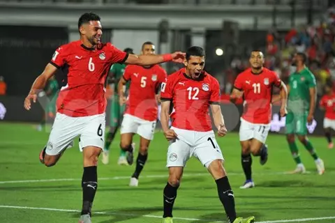 لقطات من مباراة منتخب مصر وغينيا بيساو في تصفيات كأس العالم