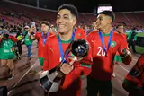 فرحة لاعبي المغرب بالتتويج بكأس العالم للشباب (صور)