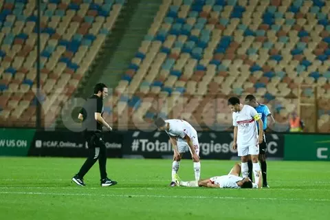 لقطات لم تذع من مباراة الزمالك وستيلينبوش (صور)