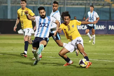 لقطات من مباراة بيراميدز وأوكلاند سيتي (صور)