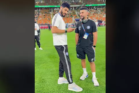 أجواء ما قبل مباراة أهلي جدة وبيراميدز (صور)