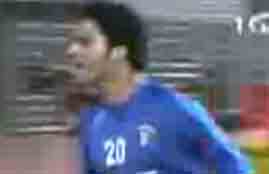 هدف الكويت على السعودية 