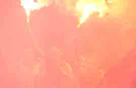 كاميرا ياللاكورة ترصد احتفال الاهلي بالشماريخ