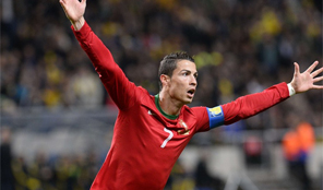 هدف رونالدو الأول فى السويد