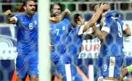 هدفا رومانيا و اليونان 