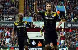 أهداف لقاء استون فيلا وتشيلسي