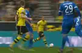 ملخص وأهداف مباراة دورتموند وهوفنهايم