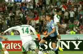 اهداف مباراة العراق وأوروجواي