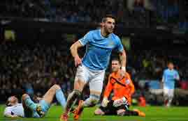 سداسية مانشسترسيتي في وستهام يونايتد 