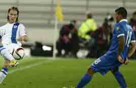 هدفا مباراة فنلندا واليونان