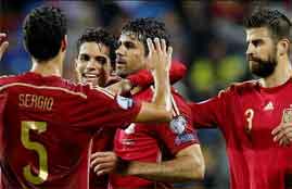 رباعية اسبانيا فى لوكسمبرج