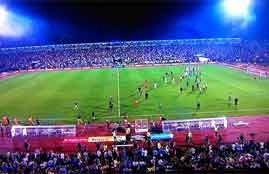 احداث شغب فى لقاء صربيا والبانيا