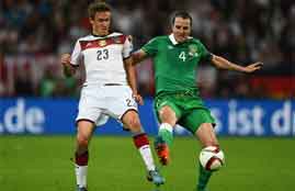 هدفا لقاء المانيا وإيرلندا