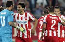 هدف أوليمبياكوس فى يوفنتوس