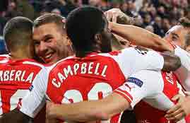 أهداف مباراة أندرلخت وأرسنال