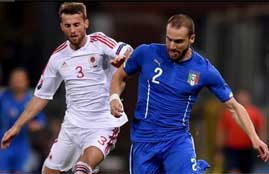 هدف فوز إيطاليا فى البانيا