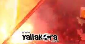 شماريخ جماهير الأهلى بمباراة السوبر بكاميرا يالاكو