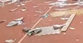 دمار استاد القاهرة بعد اشتباك الأمن وأولترا أهلاوى