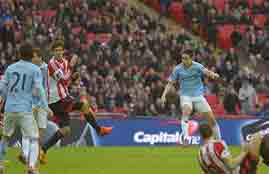 أهداف لقاء مانشستر سيتي وسندرلاند