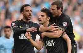 اهداف مباراة مانشستر سيتى وويجان