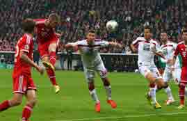 أهداف لقاء بايرن ميونيخ وكايزرسلاوترن