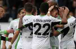 اهداف مباراة فولفسبورج ومونشنجلادباخ