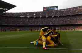 ملخص لقاء برشلونة واتلتيكو مدريد