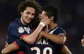 رباعية ب.س.جيرمان فى مونبيليه