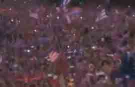 احتفالات جماهير اتلتيكو مدريد بالدوري