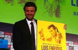 لويس انريكي يوقع عقد تدريب برشلونة