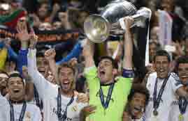 احتفال ريال مدريد بالتتويج بدوري الأبطال