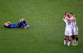 افراح ودموع عقب لقاء الأرجنتين والمانيا