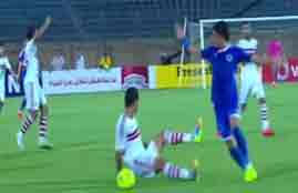 طرد طارق حامد في لقاء الزمالك