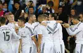 هدفا ريال مدريد في إشبيلية