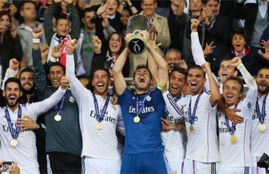 تتويج ريال مدريد بالسوبر الأوروبى