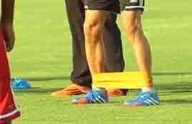 تكتيف اللاعبين في مران الاهلي