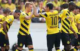 أهداف مباراة بروسيا دورتموند وكيكرز