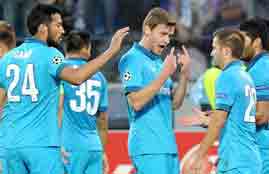 ثلاثية زينيت فى مرمى ستاندرلياج