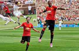 أهداف لقاء مانشستر يونايتد وريال مدريد