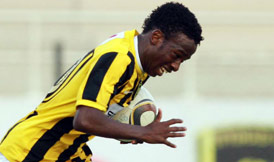 هدف فهد المولد في مرمي الفيصلي