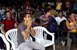 رد فعل مشجع زملكاوى بعد ضربة جزاء كوفي