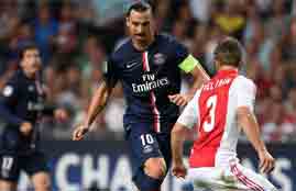 هدفا مباراة أياكس وباريس سان جيرمان