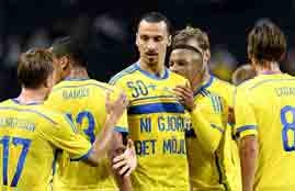 هدفا السويد فى إستونيا