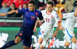 أهداف مباراة التشيك وهولندا