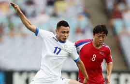 هدف فوز أوزباكستان فى كوريا الشمالية