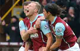 أهداف مباراة بيرنلى وك.ب.رينجرز